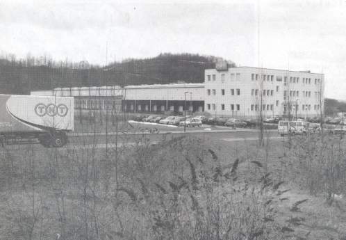 Die Achenbach-Akquise hinkt. Der größte angesiedelte Betrieb TNT ("Thomas Nationwide Transports") setzte vor Jahren den letzten großen Maßstab auf dem 20 Hektar-Gebiet. Foto: Günther Goldstein